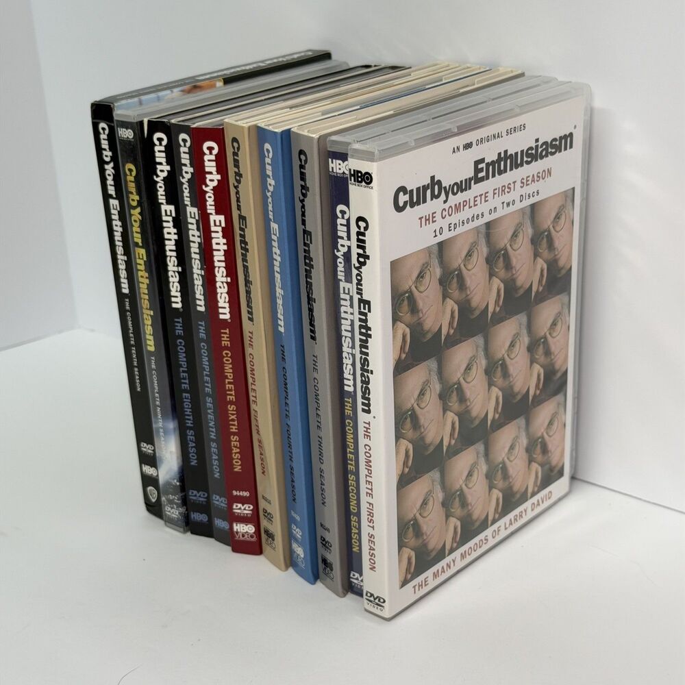 Curb Your Enthusiasm: the Complete 1st 2nd 3rd 4th 5th 6 7 8 9 10 Season Dvd Lot - Picture 2 of 10